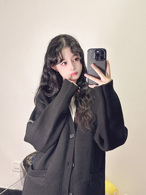 バレンシアガ Balenciaga アームロゴカーディガンセーター