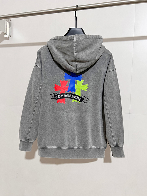 クロムハーツコピー 新しいワイドレッグフード付きスウェットシャツ