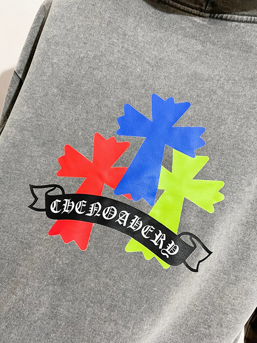 クロムハーツコピー 新しいワイドレッグフード付きスウェットシャツ