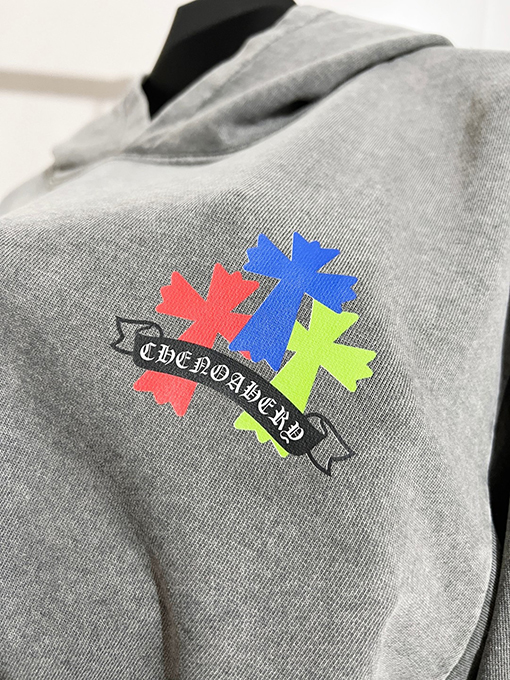 クロムハーツコピー 新しいワイドレッグフード付きスウェットシャツ