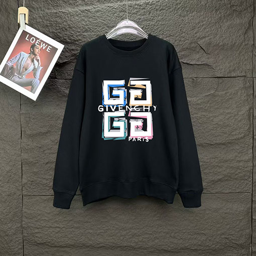 ジバンシイスーパーコピー 新しいクルーネック長袖スウェットシャツ