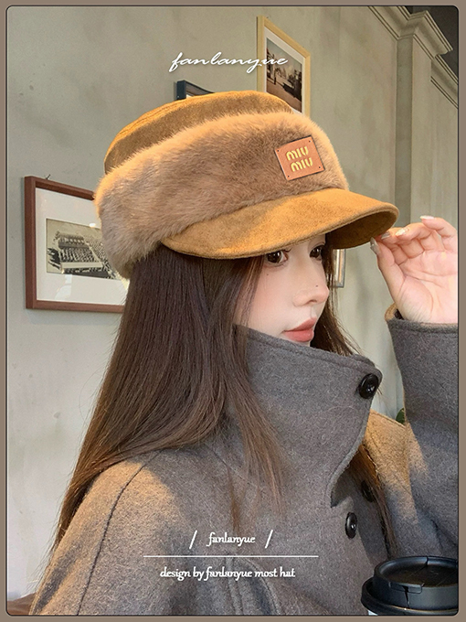 セリーヌスーパーコピー レディーススエードフラットトップベースボールキャップ