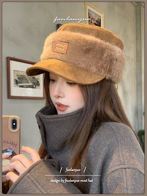 セリーヌスーパーコピー レディーススエードフラットトップベースボールキャップ