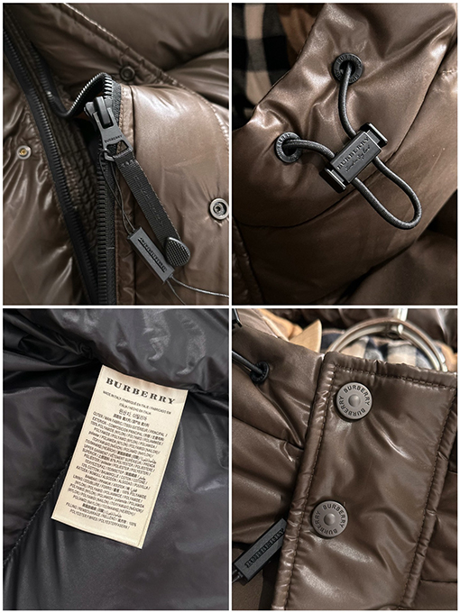 バーバリースーパーコピー Burberry チェック柄ダウンジャケット