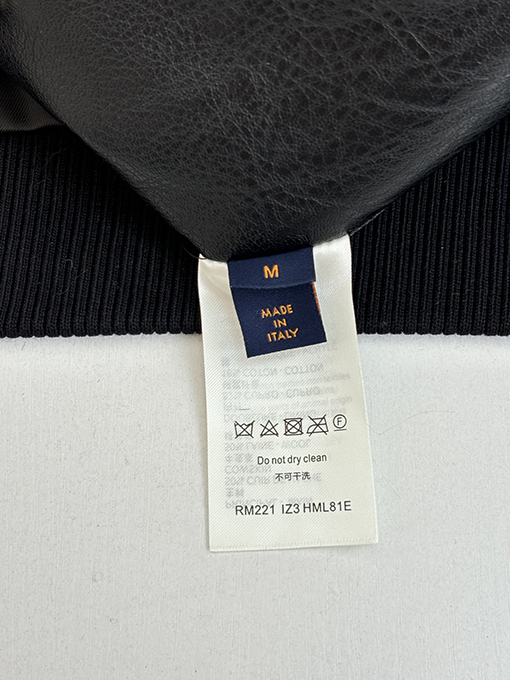 ルイヴィトンコピー マルチロゴパッチワークレザーベースボールジャケット