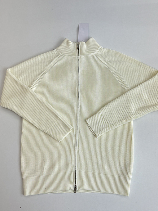 マルタンマルジェラ バック4隅ロゴジッパーニットジッパージャケット