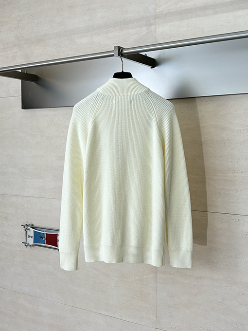 マルタンマルジェラ バック4隅ロゴジッパーニットジッパージャケット