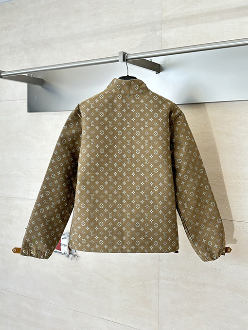 ルイヴィトン Grace Coddington コラボレーション総柄ジップアップジャケット