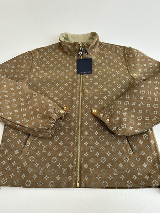 ルイヴィトン Grace Coddington コラボレーション総柄ジップアップジャケット