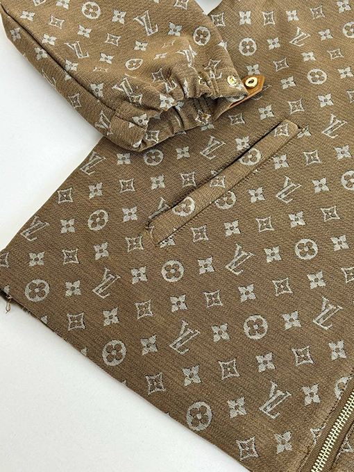 ルイヴィトン Grace Coddington コラボレーション総柄ジップアップジャケット