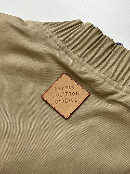 ルイヴィトン 無地ツイル刺繍ロゴ刺繍ボンバージャケット