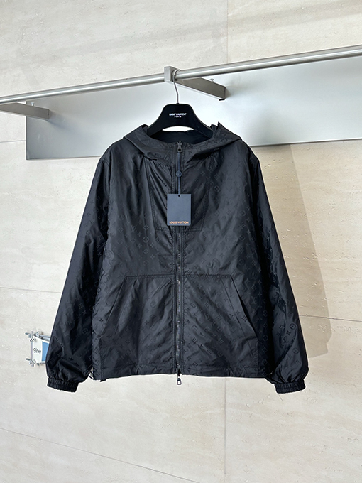 ルイヴィトンスーパーコピー Monogram ナイロンリバーシブル防風ジャケット