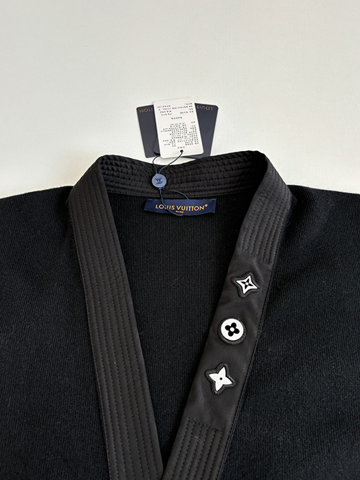 ルイヴィトン Nigo コラボレーションミックス柄Vネックニットカーディガン