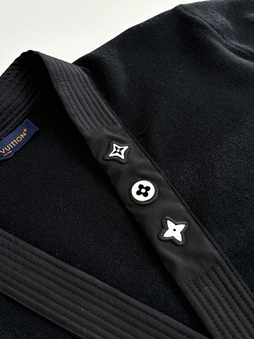ルイヴィトン Nigo コラボレーションミックス柄Vネックニットカーディガン