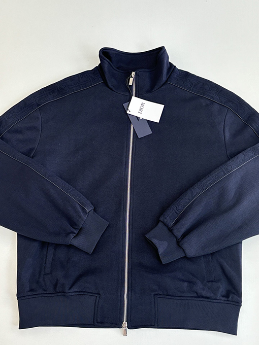 ディオール Essentials カスタム織りのジャカードリボンスタンドカラージャケットシリーズ