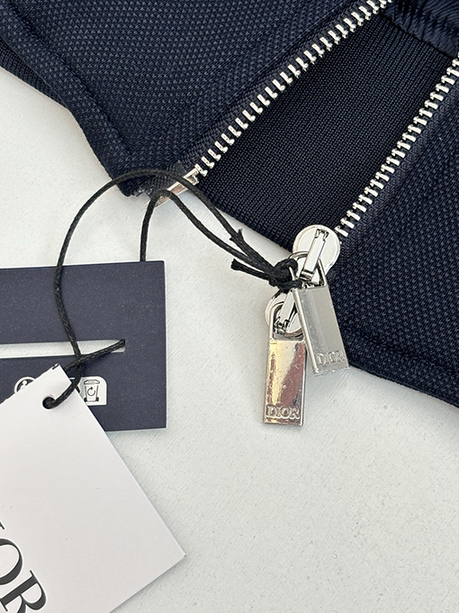 ディオール Essentials カスタム織りのジャカードリボンスタンドカラージャケットシリーズ