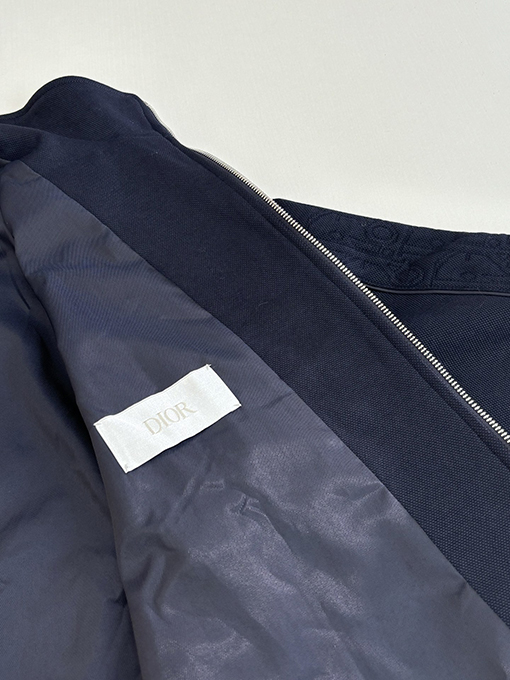 ディオール Essentials カスタム織りのジャカードリボンスタンドカラージャケットシリーズ