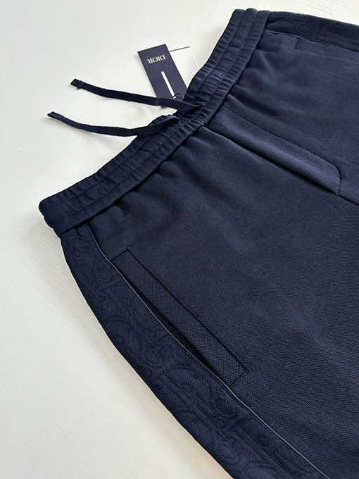 ディオール Essentials カスタム織りのジャカードリボンストレートレッグカジュアルパンツシリーズ