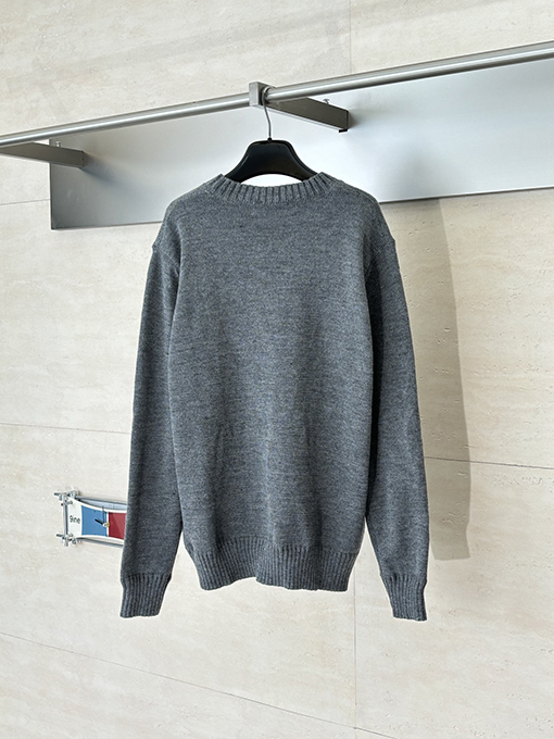 プラダコピー ジャカードロゴニットクルーネックセーター