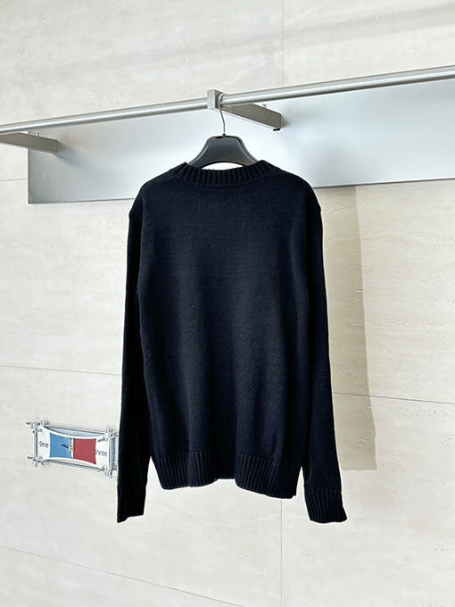 プラダコピー ジャカードロゴニットクルーネックセーター