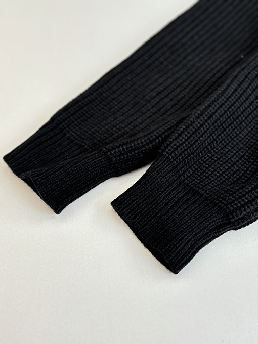 セリーヌ 刺繍ロゴニットフード付きジップアップジャケット