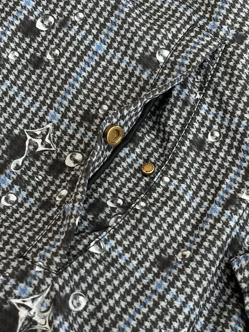 ルイヴィトン ウォータードロッププリント フード付き リバーシブル ナイロン トレンチコート ジャケット