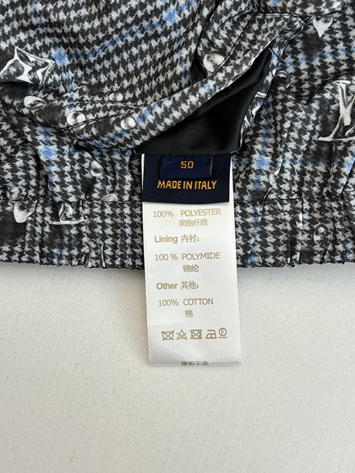 ルイヴィトン ウォータードロッププリント フード付き リバーシブル ナイロン トレンチコート ジャケット