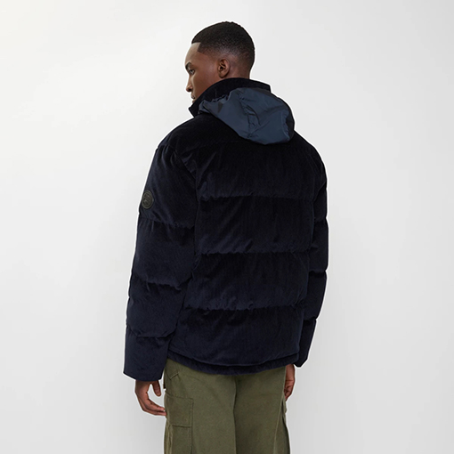 バーバリーコピー コーデュロイダウンジャケット