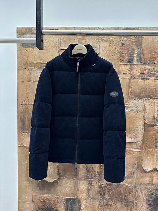 バーバリーコピー コーデュロイダウンジャケット