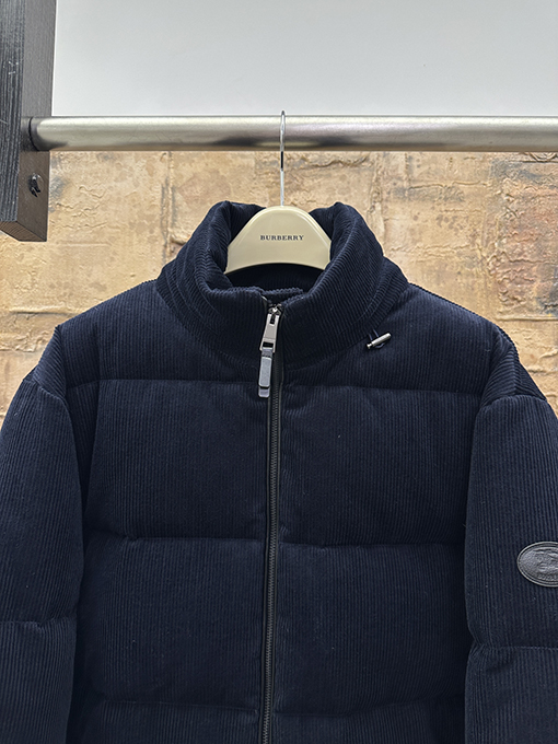 バーバリーコピー コーデュロイダウンジャケット