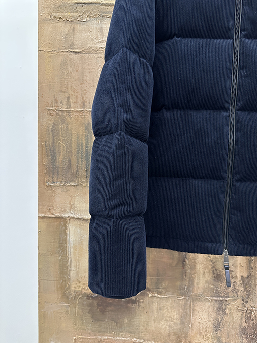 バーバリーコピー コーデュロイダウンジャケット