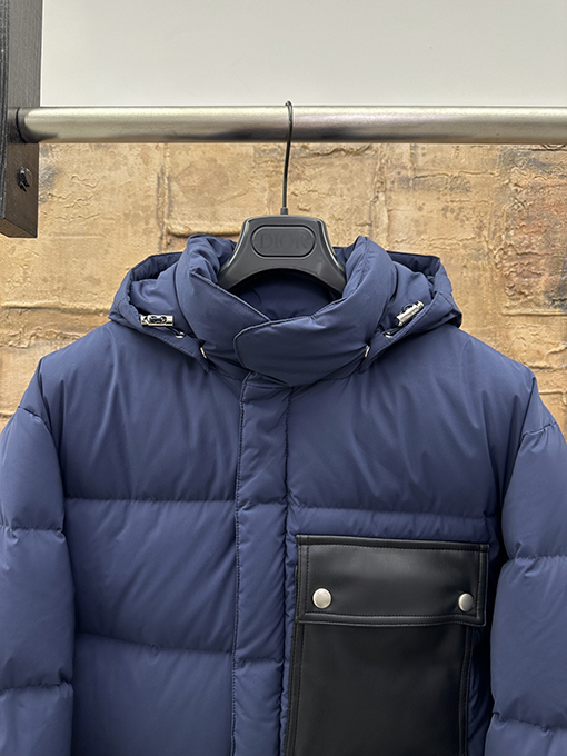 ボッテガヴェネタ パッチワークダウンジャケット