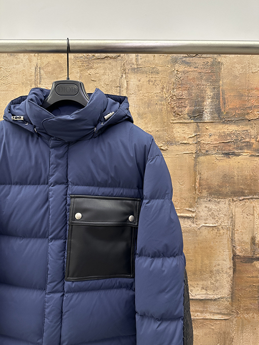 ボッテガヴェネタ パッチワークダウンジャケット