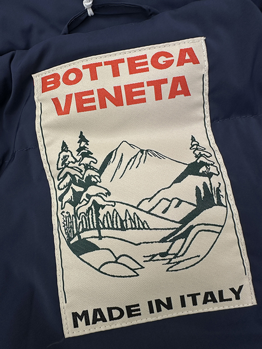 ボッテガヴェネタ パッチワークダウンジャケット