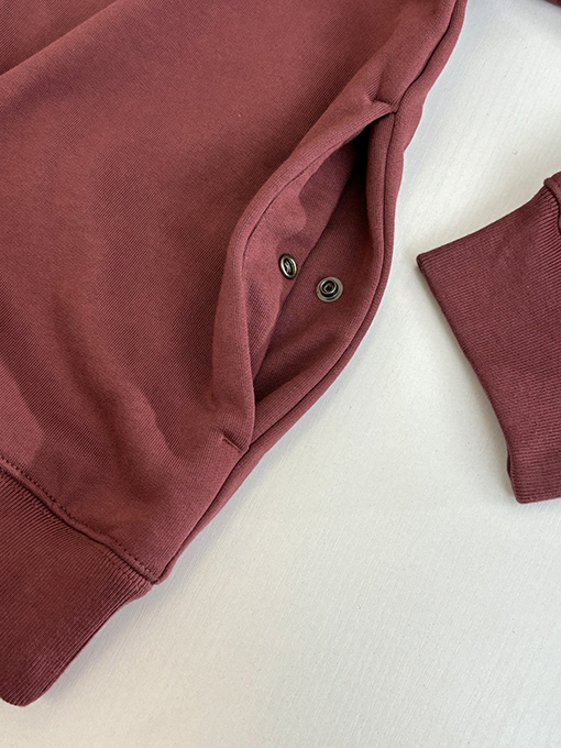 ロエベコピー ロゴ刺繍入りジップアップフード付きスウェットシャツジャケット