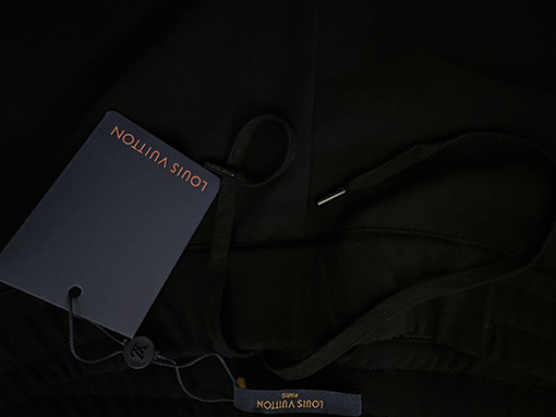 ルイヴィトン 手縫いのロゴ入りテックスポーツパンツ