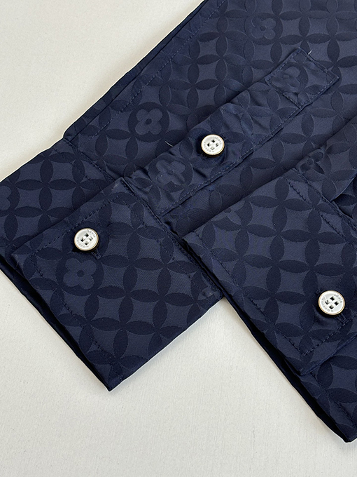 ルイヴィトン Nigo コラボレーションコレクション ポプリンVネックロングスリーブシャツ