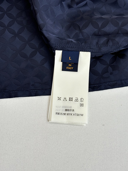 ルイヴィトン Nigo コラボレーションコレクション ポプリンVネックロングスリーブシャツ