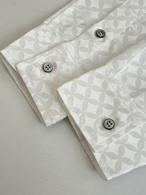 ルイヴィトン Nigo コラボレーションコレクション ポプリンVネックロングスリーブシャツ