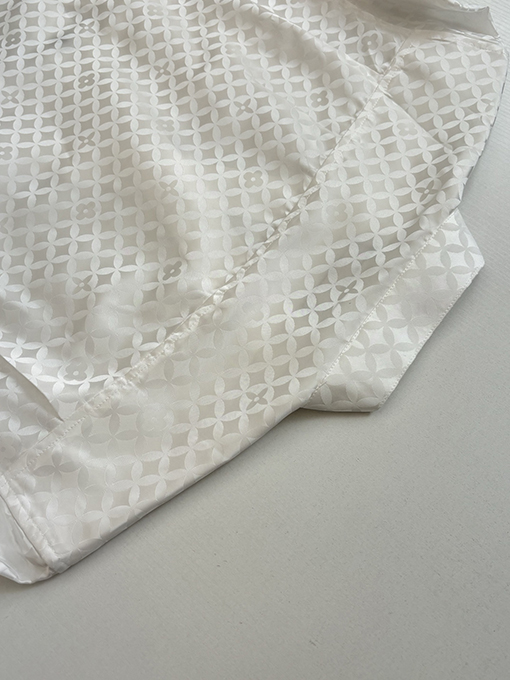 ルイヴィトン Nigo コラボレーションコレクション ポプリンVネックロングスリーブシャツ