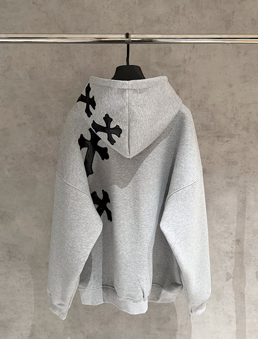 クロムハーツ クラシック長袖フード付きスウェットシャツ