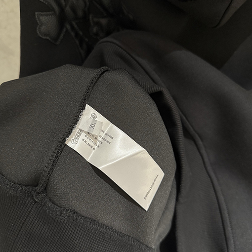 クロムハーツ クロス柄フード付きスウェットシャツ