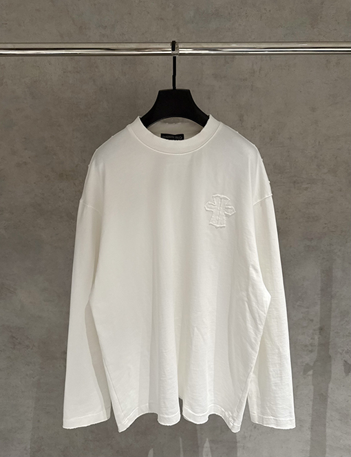 クロムハーツ 人気の長袖刺繍スウェットシャツ