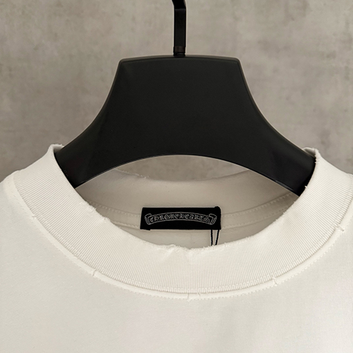 クロムハーツコピー アップリケ刺繍長袖スウェットシャツ