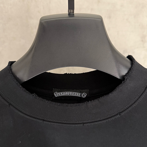 クロムハーツコピー アップリケ刺繍長袖スウェットシャツ