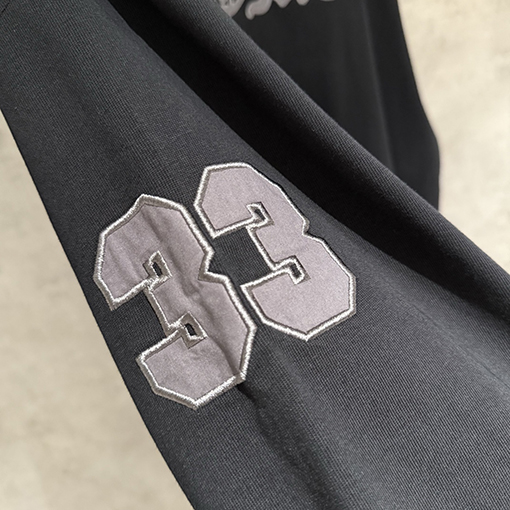 クロムハーツコピー アップリケ刺繍長袖スウェットシャツ