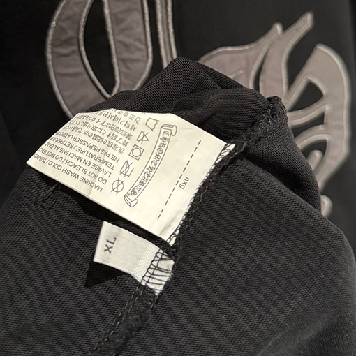 クロムハーツコピー アップリケ刺繍長袖スウェットシャツ