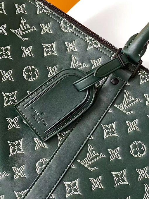 ルイヴィトン Keypole 50 ナチュラルグリーンの半円形バッグ M27179