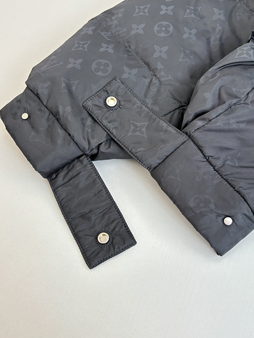 ルイヴィトン スキーシリーズ オールオーバージャカードラムウールフード付きコットンジャケット