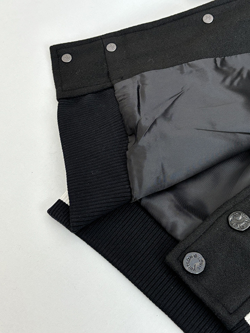 ルイヴィトン NBAコラボレーション テリークロス 刺繍 ブラック パッチワーク ベースボールジャケット